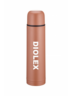 Термос цветной Diolex Dx-750-2c, объем 750 мл, цвет какао