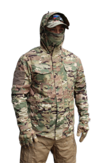 Ветрозащитная куртка British PCS Мультикам 2XL