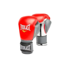 Перчатки тренировочные Everlast Powerlock 14oz серо-красные, 1 пара