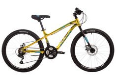Подростковый велосипед Prime Disc Metallic 24" (2024) 11" золотистый Novatrack