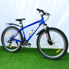 Горный велосипед PROBE T300 27,5" год 2024, рама 18, на рост 150-185 см, синий Cruzer