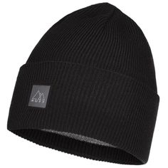 Шапка Buff Crossknit Hat Solid Black (US:One size) 126483.999.10.00