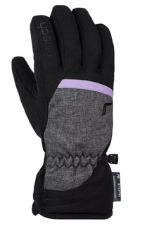 Перчатки горнолыжные REUSCH Coral R-TEX XT Black/Black Melange/Wist (inch (дюйм):8)