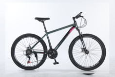 Велосипед горный MTO RIDE 26" 2023 17" серебристо-розовый