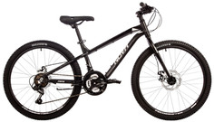 Подростковый велосипед Novatrack Prime Disc 24" (2024) Чёрный 13"