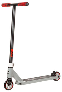 Самокат Novatrack Psycho40 100A (2024) Серебристый, Чёрный, Красный