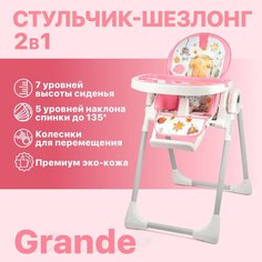 Стульчик для кормления Nuovita Grande (Cosmo rosa/Розовый космос)