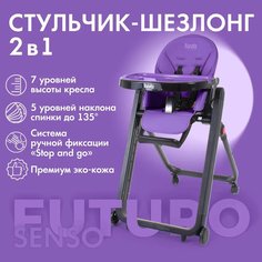Стульчик для кормления Nuovita Futuro Senso Nero (Viola/Фиолетовый)