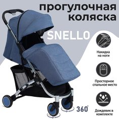 Прогулочная коляска Nuovita Snello Denim Джинсовый