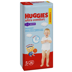 Подгузники-трусики Huggies для мальчиков 12-17 кг, 5 размер, 48 шт