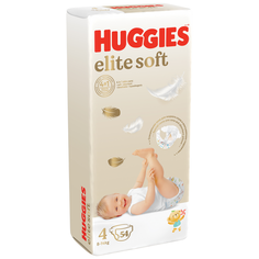 Подгузники Huggies Elite Soft 8-14 кг, 4 размер, 54 шт