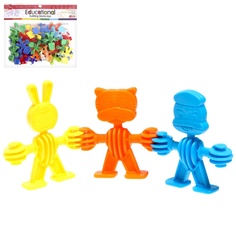 Конструктор обучающий NoBrand Забавные человечки, 34 детали