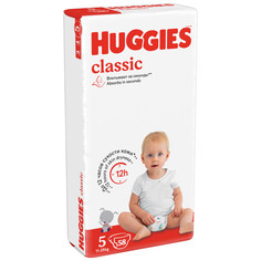 Подгузники Huggies Classic 11-25 кг, 5 размер, 58 шт