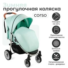 Прогулочная коляска Nuovita Corso (Oliva, Argento / Олива, Серебристый)