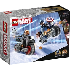 Конструктор LEGO Marvel Super Heroes Черная вдова и Капитан Америка, 130 деталей, 76260