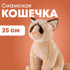 Мягкая игрушка Maxitoys реалистичный кот ML-SO-130222-25-3 белый