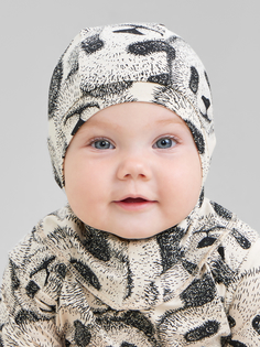 Балаклава детская Happy Baby 88545, черно-белый, 48
