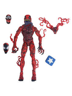 Фигурка StarFriend Карнаж Веном Carnage Venom подвижная, сменные головы, 15 см