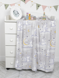 Плед детский Baby Nice 100х118 см, Зайчата