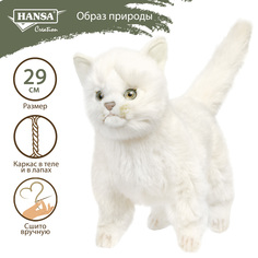 Реалистичная мягкая игрушка Hansa Creation Котенок стоящий, 29 см