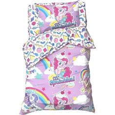 Постельное бельё 1,5 сп "Candy clash" Мой маленький пони 143*215 см, 150*214 см, 50*70 см Hasbro