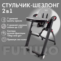 Стульчик для кормления Nuovita Futuro Nero (Grigio/Серый)