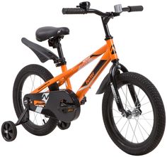 Велосипед детский двухколесный Novatrack JUSTER 16”, оранжевый
