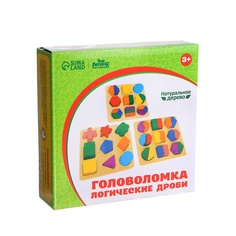 Головоломка Лесная мастерская Логические фигуры, набор 3 шт