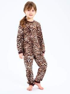 Пижама детская Веселый малыш Leopard цв. коричневый р.128 374170/Leopard_128