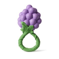 Грызунок прорезыватель погремушка Oli&Carol Grape Rattle Toy