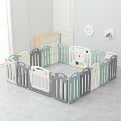 Большой детский игровой манеж, игровая зона UNIX Kids Simple 188x188 Color из пластика