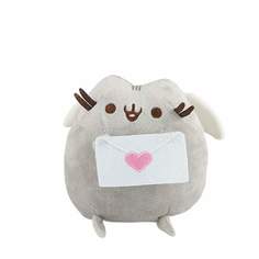 Мягкая игрушка StarFriend влюбленный кот Пушин с письмом Pusheen 15 см No Brand