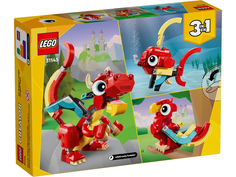 Конструктор Lego Creator Красный дракон, 3в1, 31145