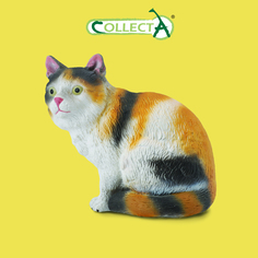 Фигурка Collecta, Домашняя кошка сидит, S