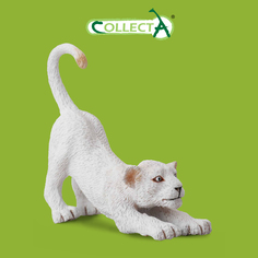 Фигурка Collecta потягивающегося белого Тигрёнка, S