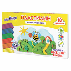 Пластилин Юнландия 106432.369960 ВЕСЁЛЫЙ ШМЕЛЬ 4 шт