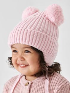 Шапка детская Happy Baby 89076, pink, 36