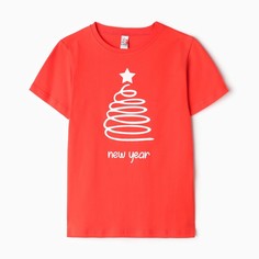 Футболка детская Be Friends Марит, красный, 152