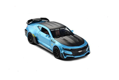 Игрушечная металлическая машинка Matreshka Chevrolet Camaro коллекционная синяя 1:24 Матрешка