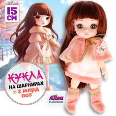 Кукла 1toy Alisa Kawaii mini 15,2 см с расчёской