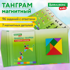 Головоломка Brauberg Kids для детей деревянная Танграм от 3 лет пазлы для малышей магнит