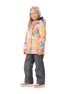 Комплект Верхней Одежды Детский Oldos Молли, Банановый-графитовый, 122