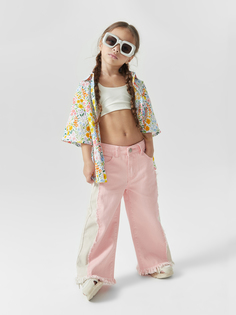 Рубашка детская Happy Baby 88116, mille-fleurs, 122