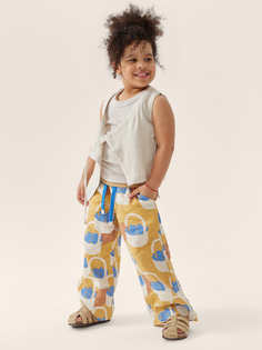 Брюки детские Happy Baby 88197, flower basket, 92