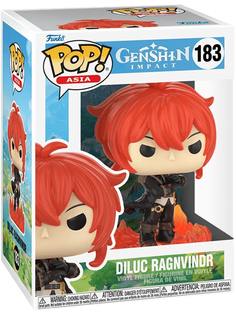 Фигурка POP! Геншин Импакт Дилюк Рагнвиндр Genshin Impact №183 головотряс 12 см Funko