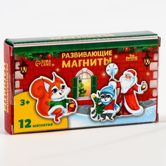Развивающие магниты «Веселый праздник» Лесная мастерская