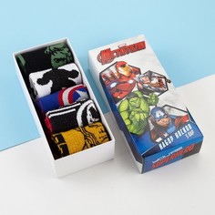Набор носков Superhero Мстители, 5 пар, 14-16 см Marvel