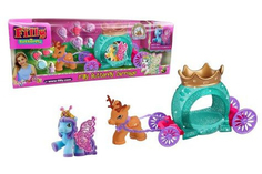 Набор игровой Filly.Лошабки-Бабочки с блест.Волшебная карета Dracco