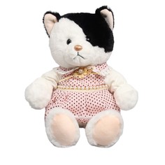 Мягкая игрушка "Little Friend", кошечка в розовом платье Milo Toys