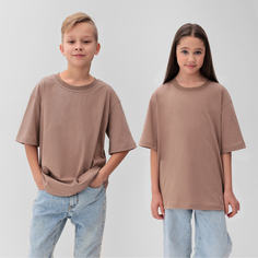 Футболка детская MINAKU, бежевый, 128